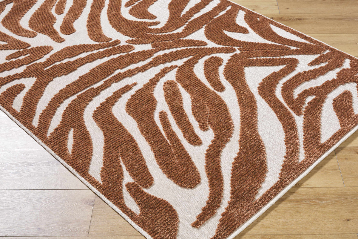 Keto Brown Washable Area Rug