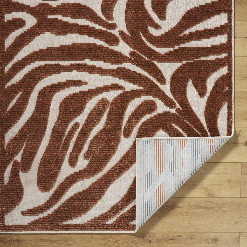 Keto Brown Washable Area Rug