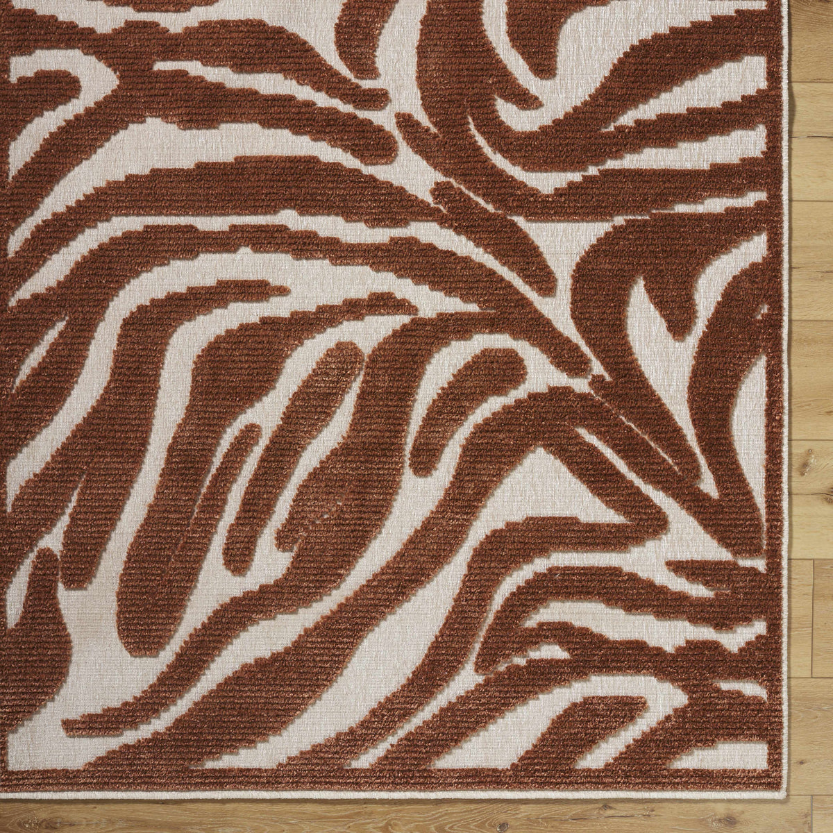 Keto Brown Washable Area Rug