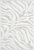 Keto Off-White 3D Washable Area Rug