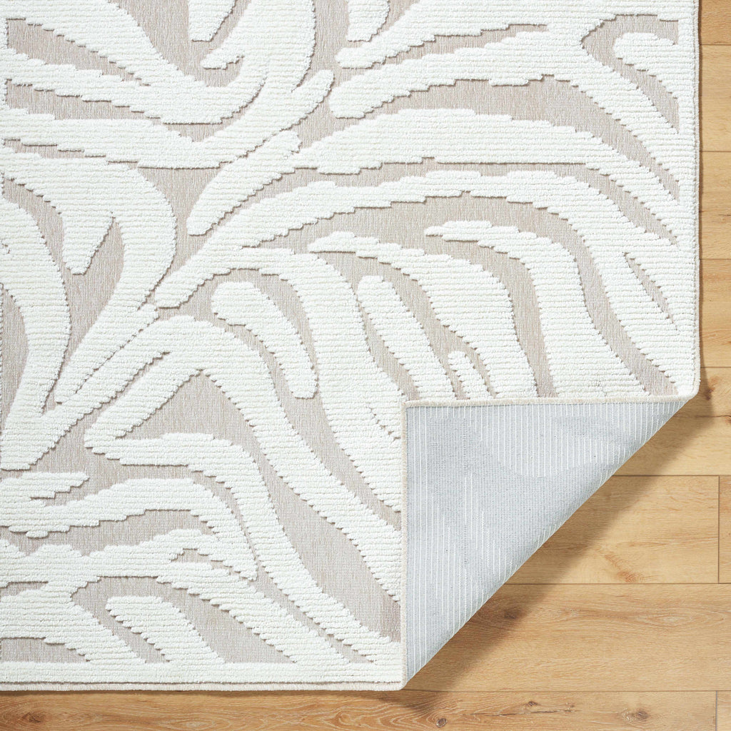 Keto Off-White 3D Washable Area Rug