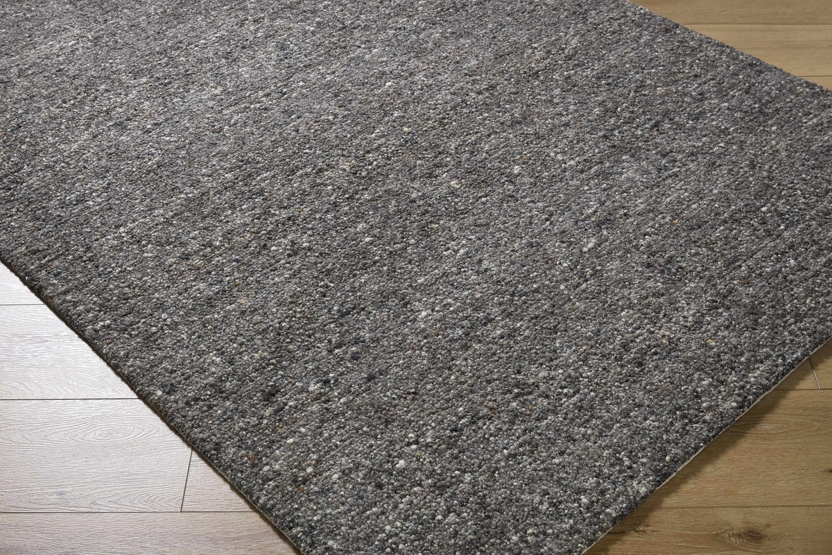 Sevan Black Wool Area Rug