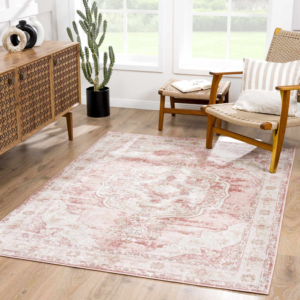 Kandos Blush & Light Pink Area Rug