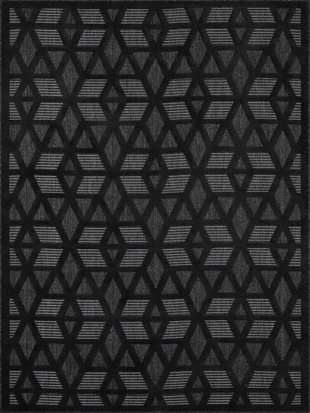 Nuri Black Outdoor Rug - Clearance