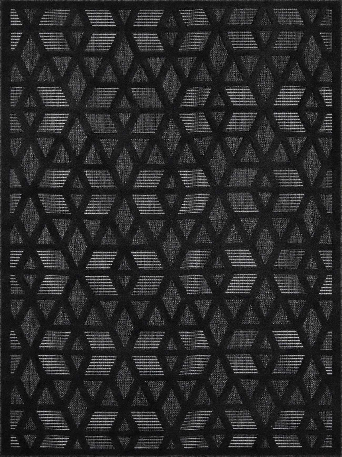 Nuri Black Outdoor Rug - Clearance