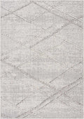 Baqer Bone & Taupe Textured Performance Outdoor Rug - Clearance