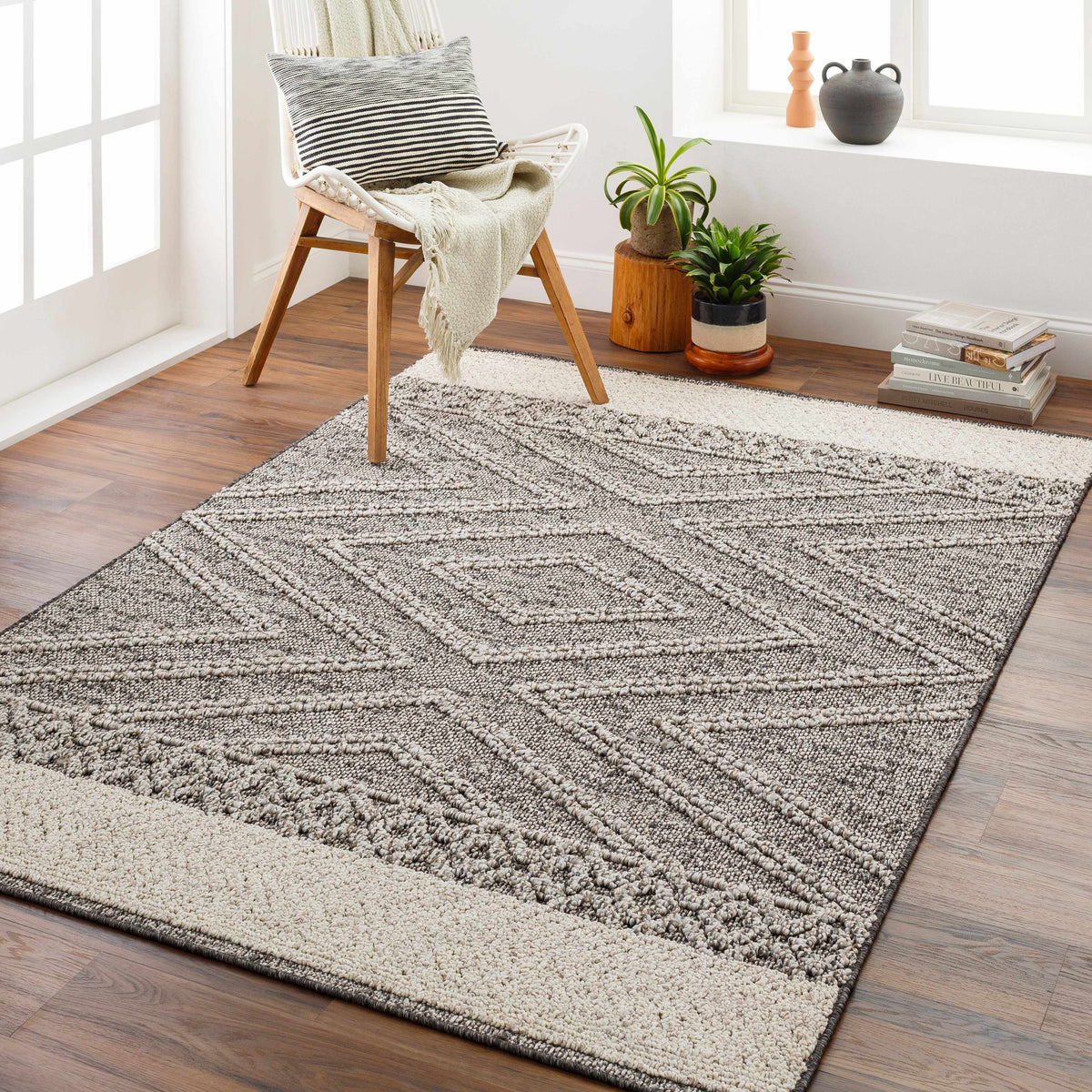 Areli Beige / Brown Outdoor Rug - Clearance