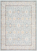 Adilet Blue Washable Area Rug