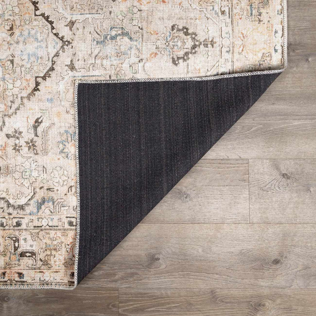 Standon Vintage Flat Pile Washable Rug