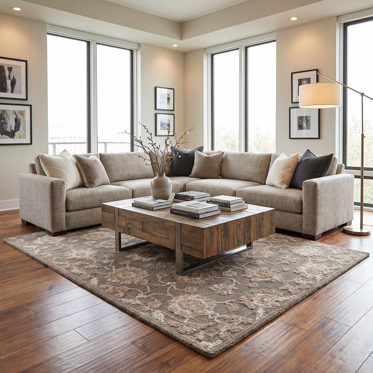 Haruyo Traditional Handmade Area Rug