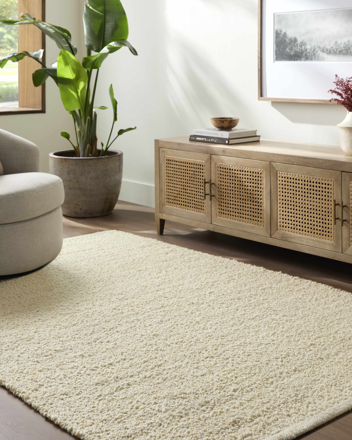 Teela Cream Area Rug - Clearance