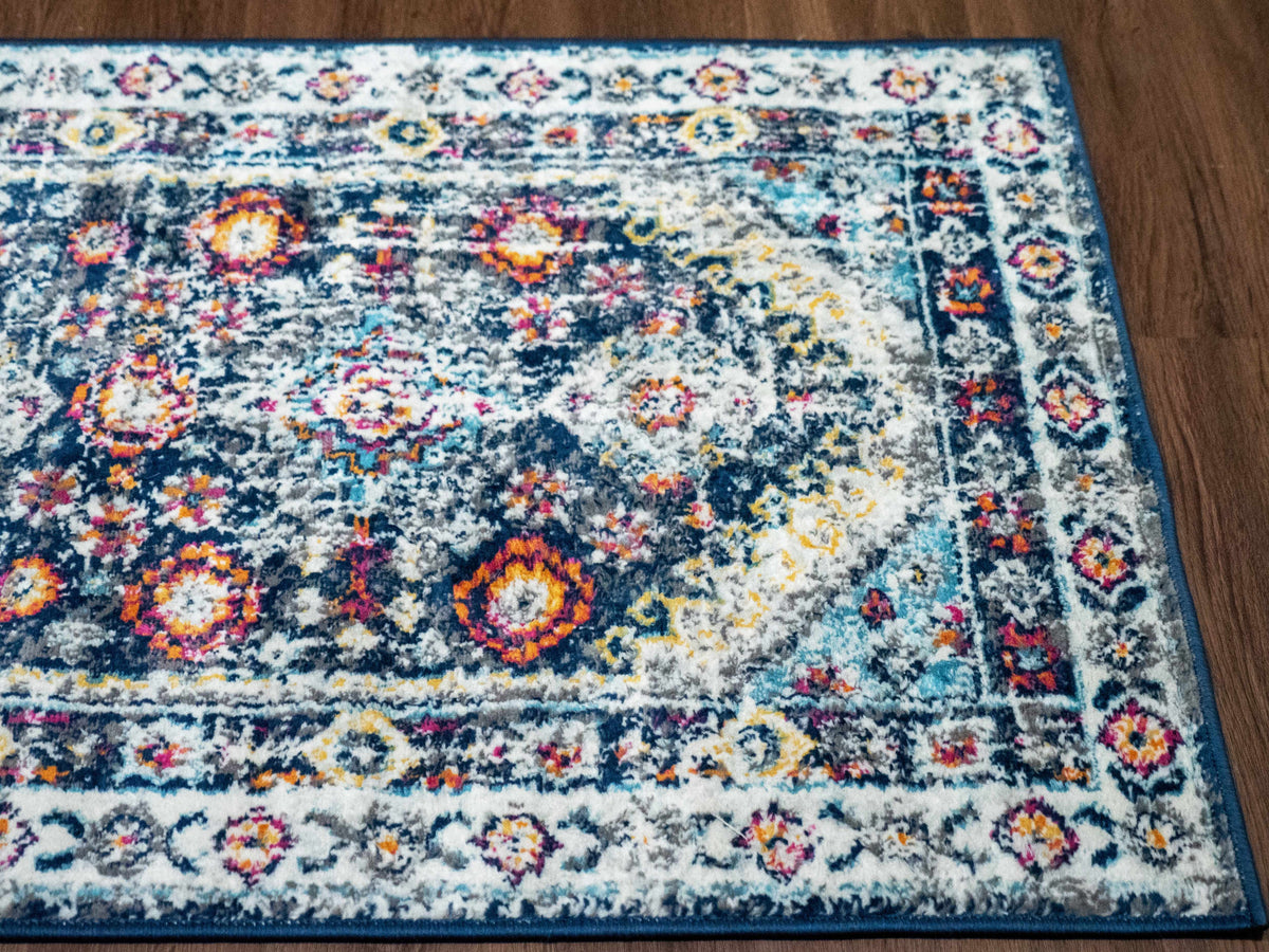 Tigrim 2307 Navy Rug - Clearance