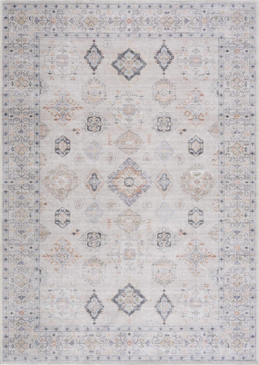 Beige Beckett Washable Rug