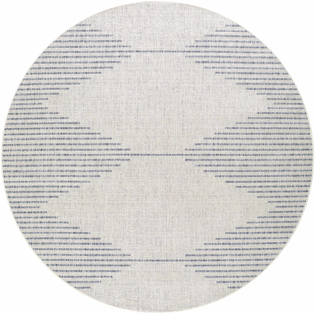 Stephan Gray & Blue Outdoor Rug