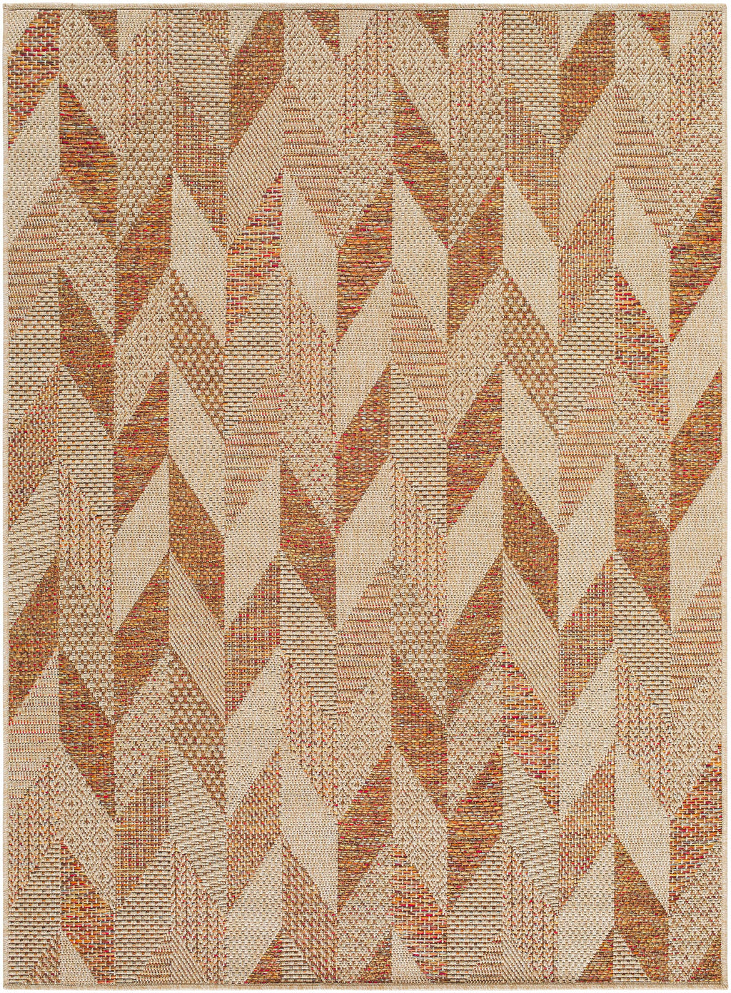 Andrea Burnt Sienna Outdoor Area Rug