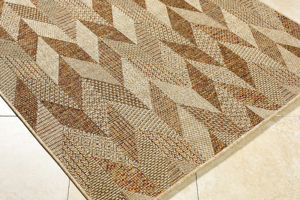 Andrea Burnt Sienna Outdoor Area Rug