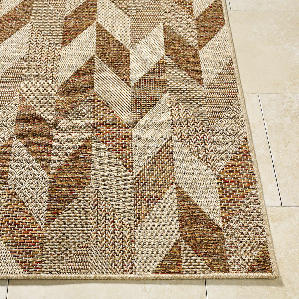 Andrea Burnt Sienna Outdoor Area Rug
