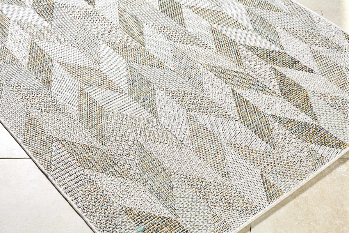 Andrea Ivory Outdoor Area Rug