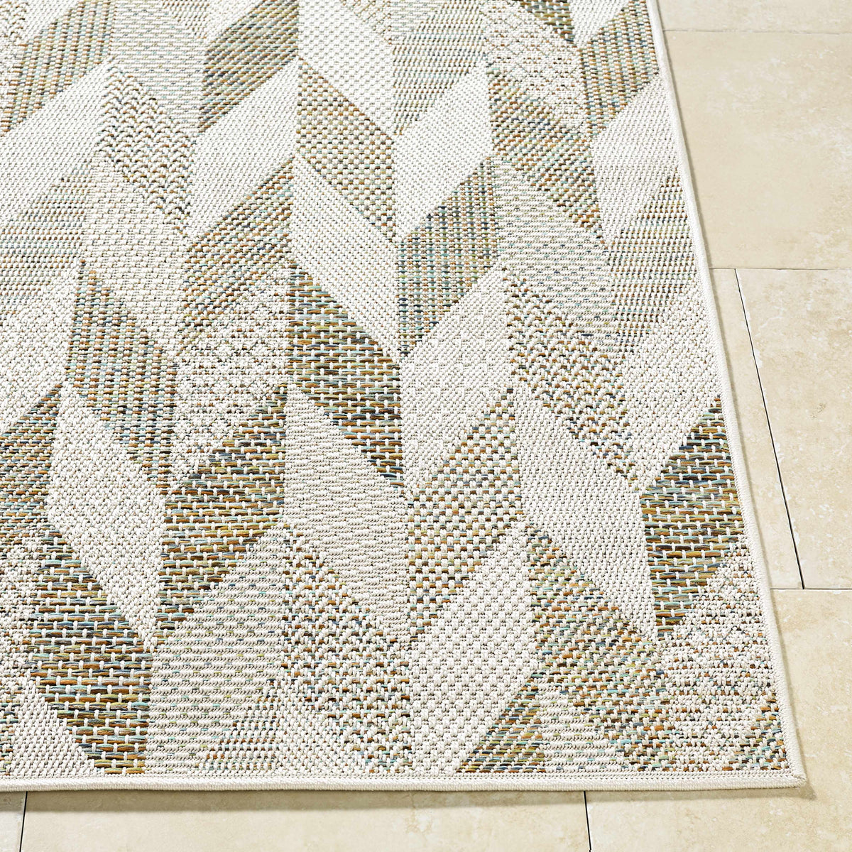 Andrea Ivory Outdoor Area Rug
