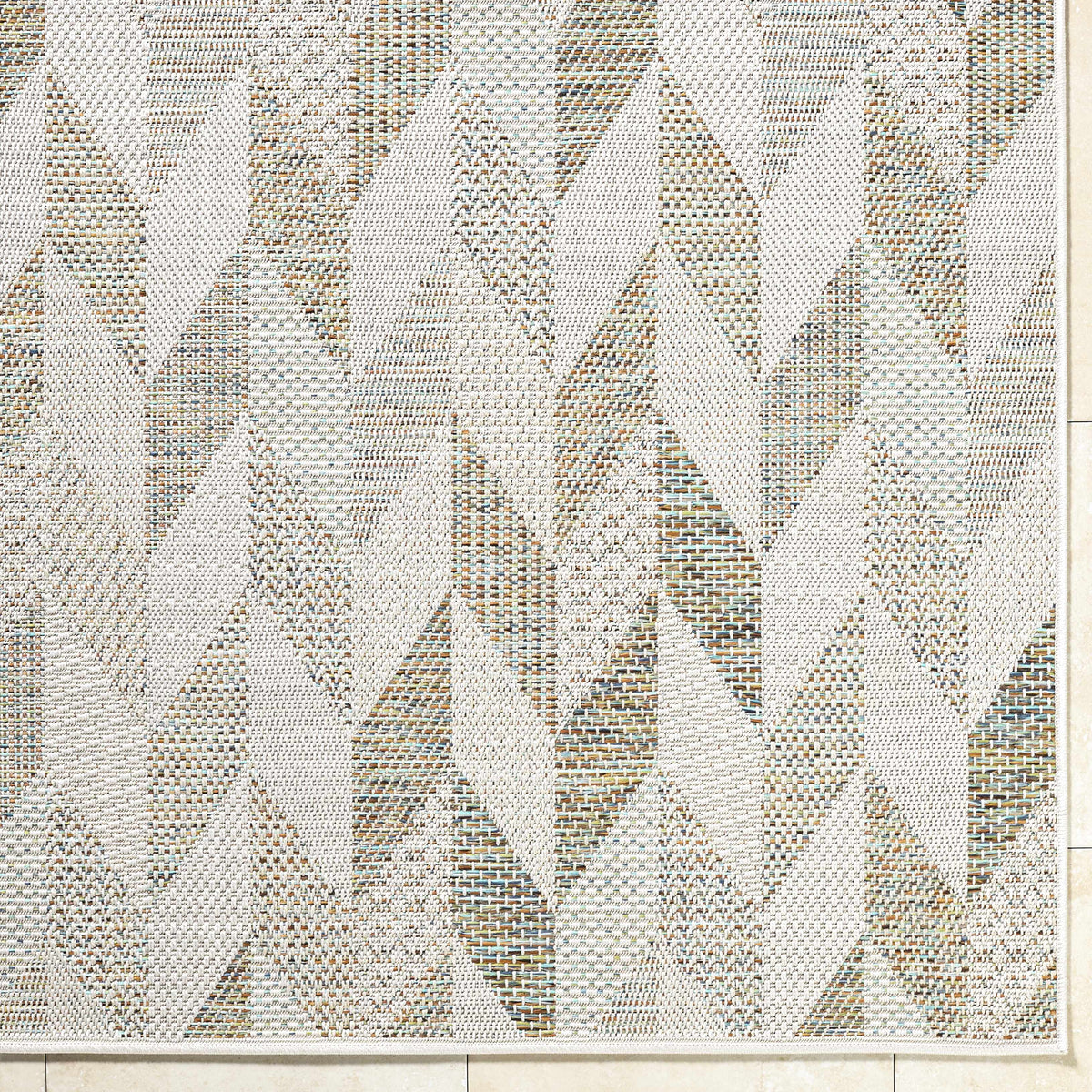 Andrea Ivory Outdoor Area Rug