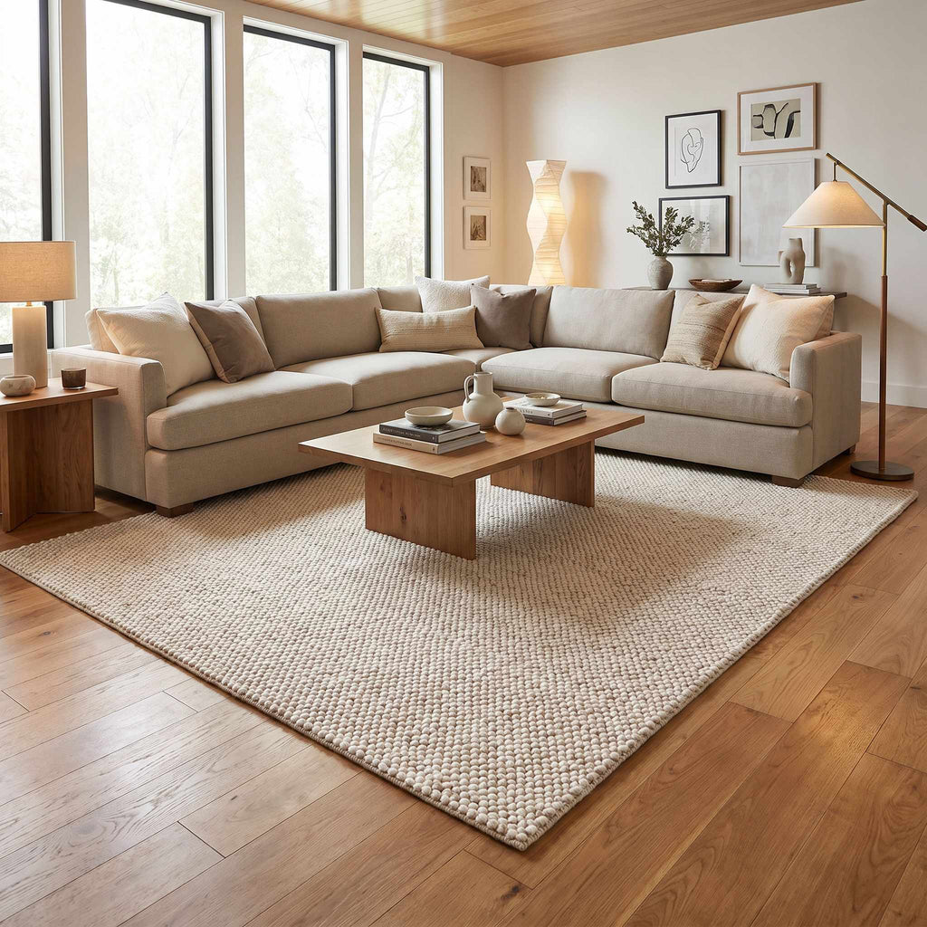 Smygehamn Modern Minimalist Handmade Area Rug