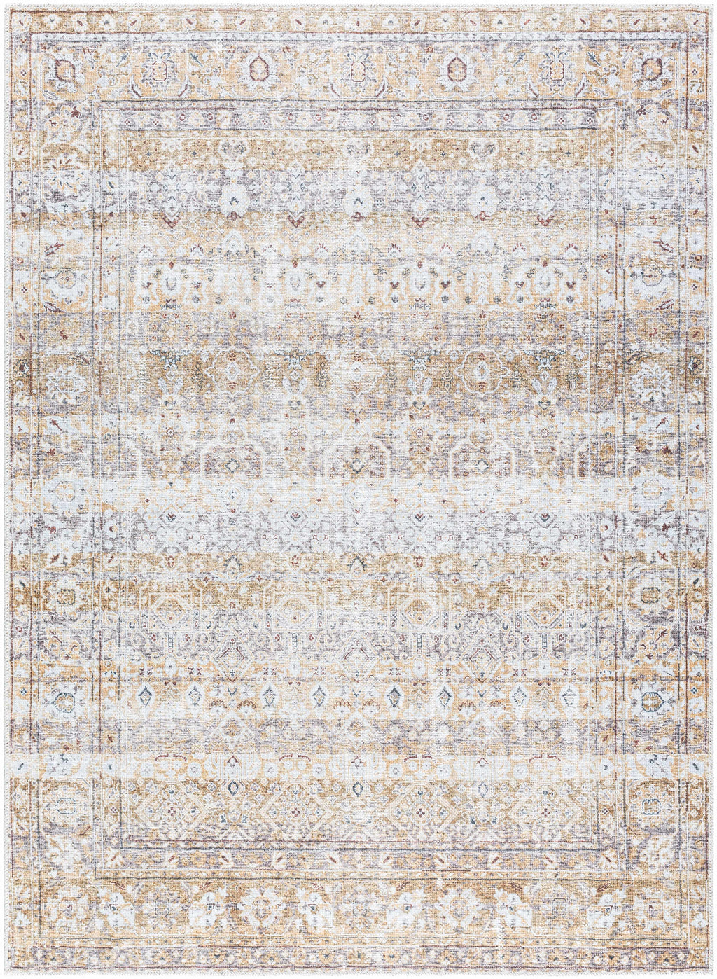 Tywin Vintage Flat Pile Washable Rug