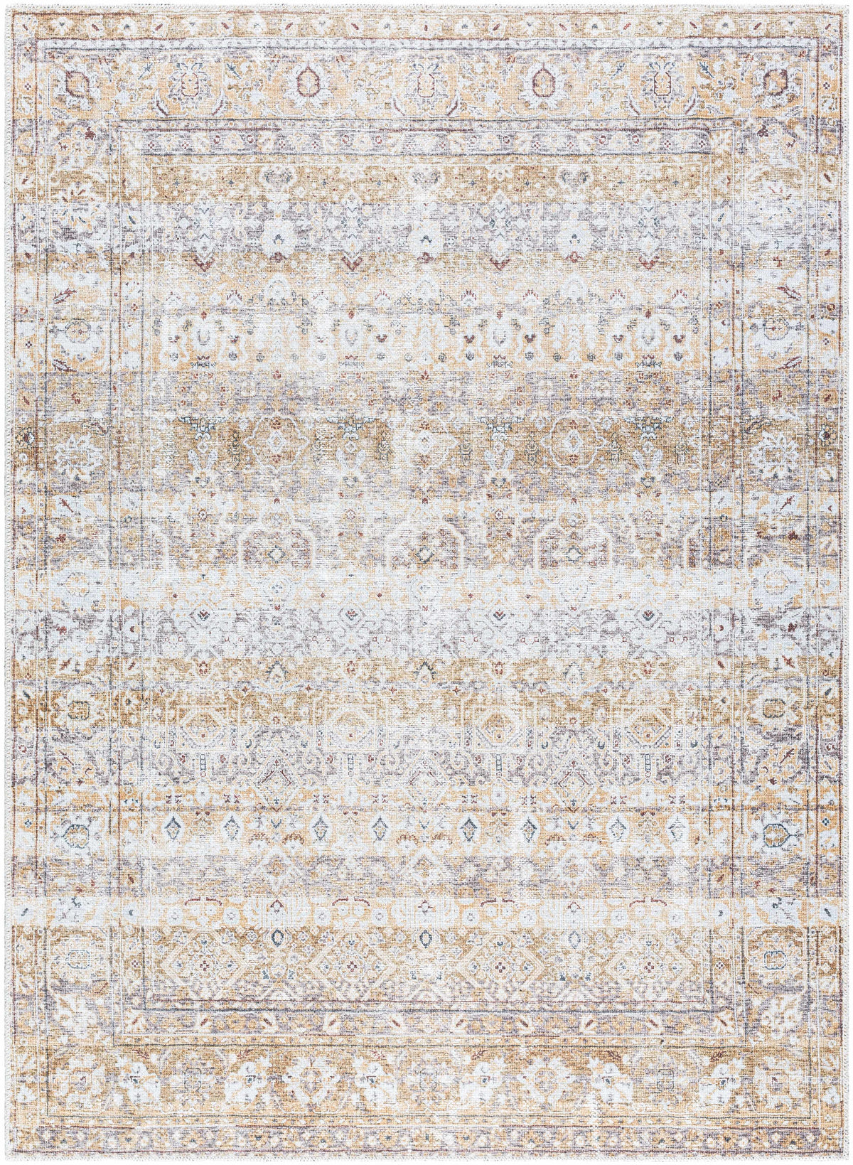 Tywin Vintage Flat Pile Washable Rug