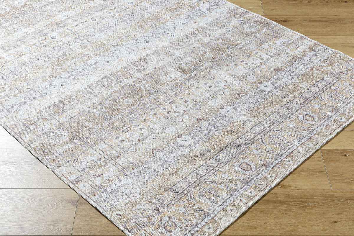 Tywin Vintage Flat Pile Washable Rug
