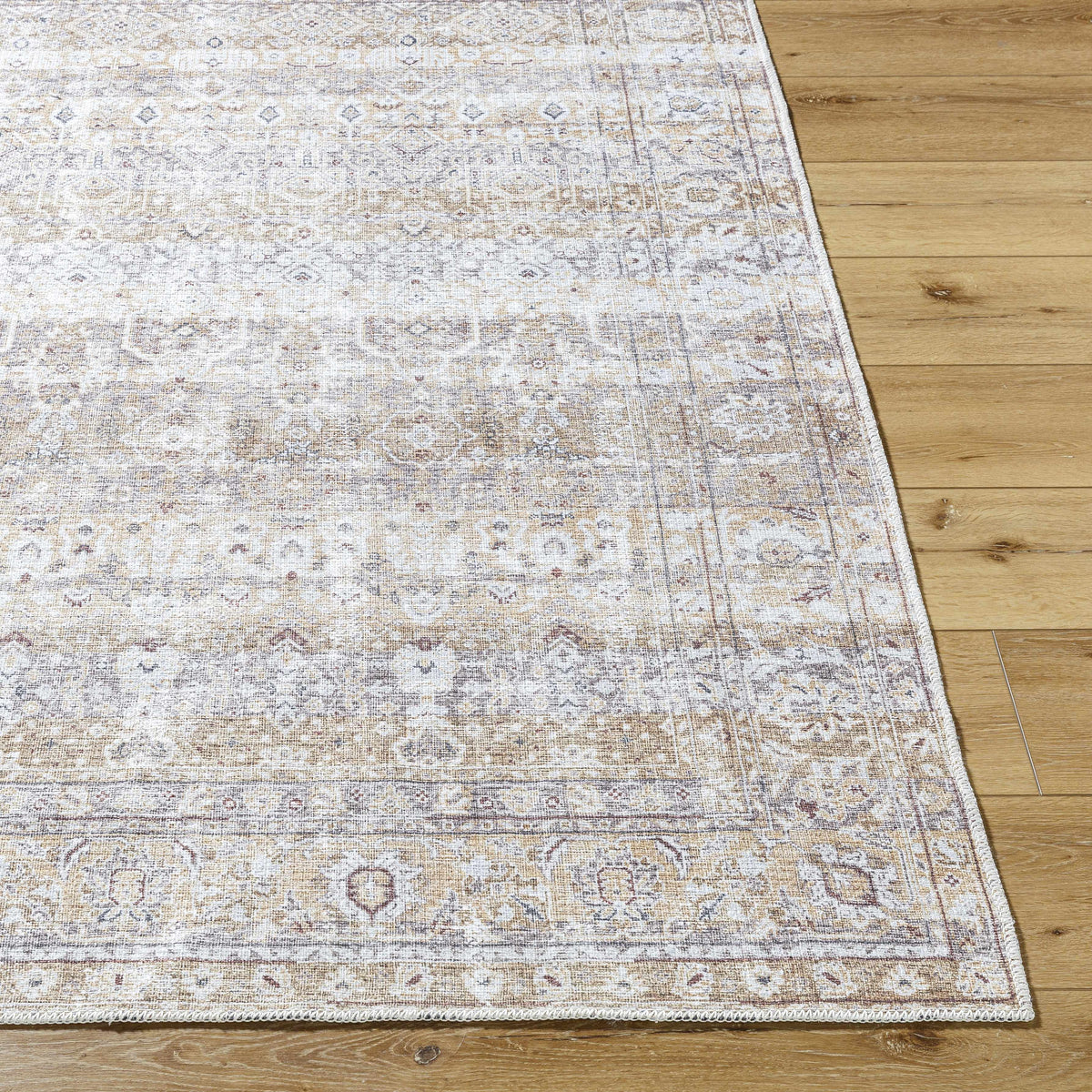 Tywin Vintage Flat Pile Washable Rug