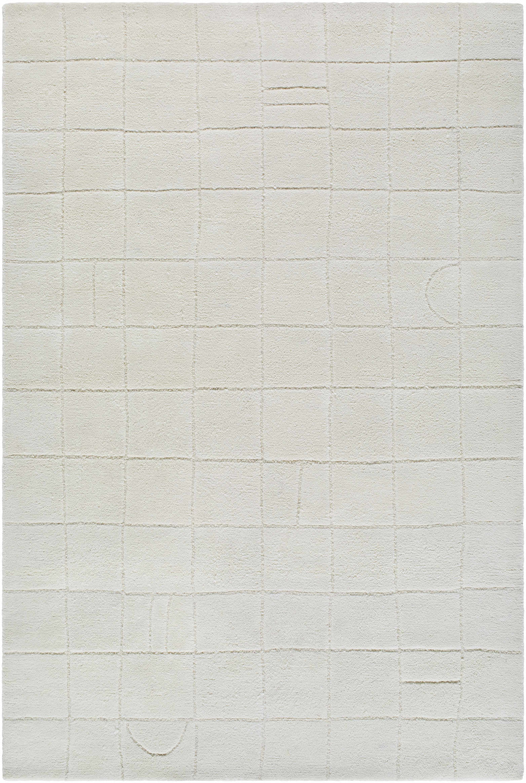Tuuka Silver Beige Area Rug - Clearance