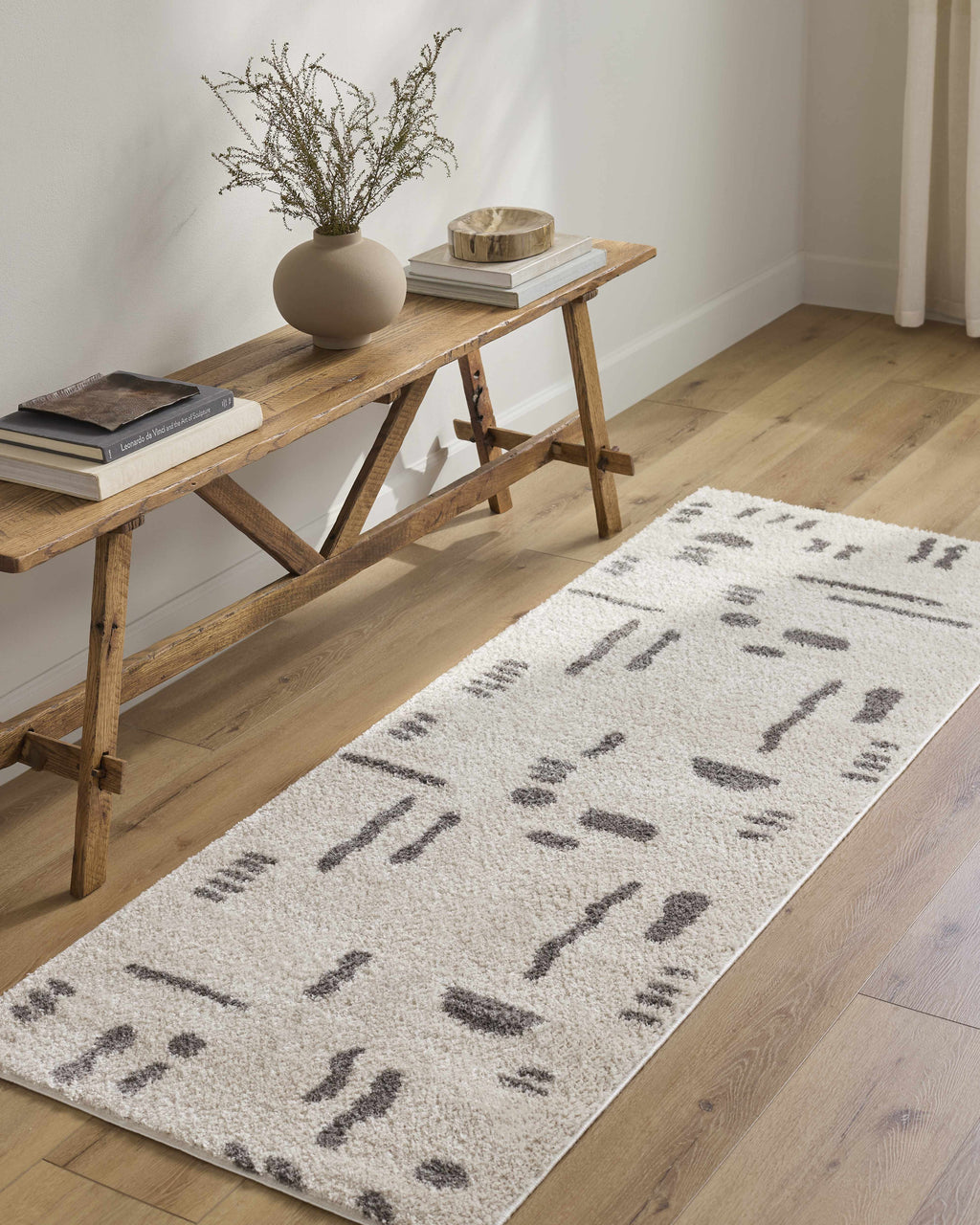Azriel Charcoal Washable Area Rug