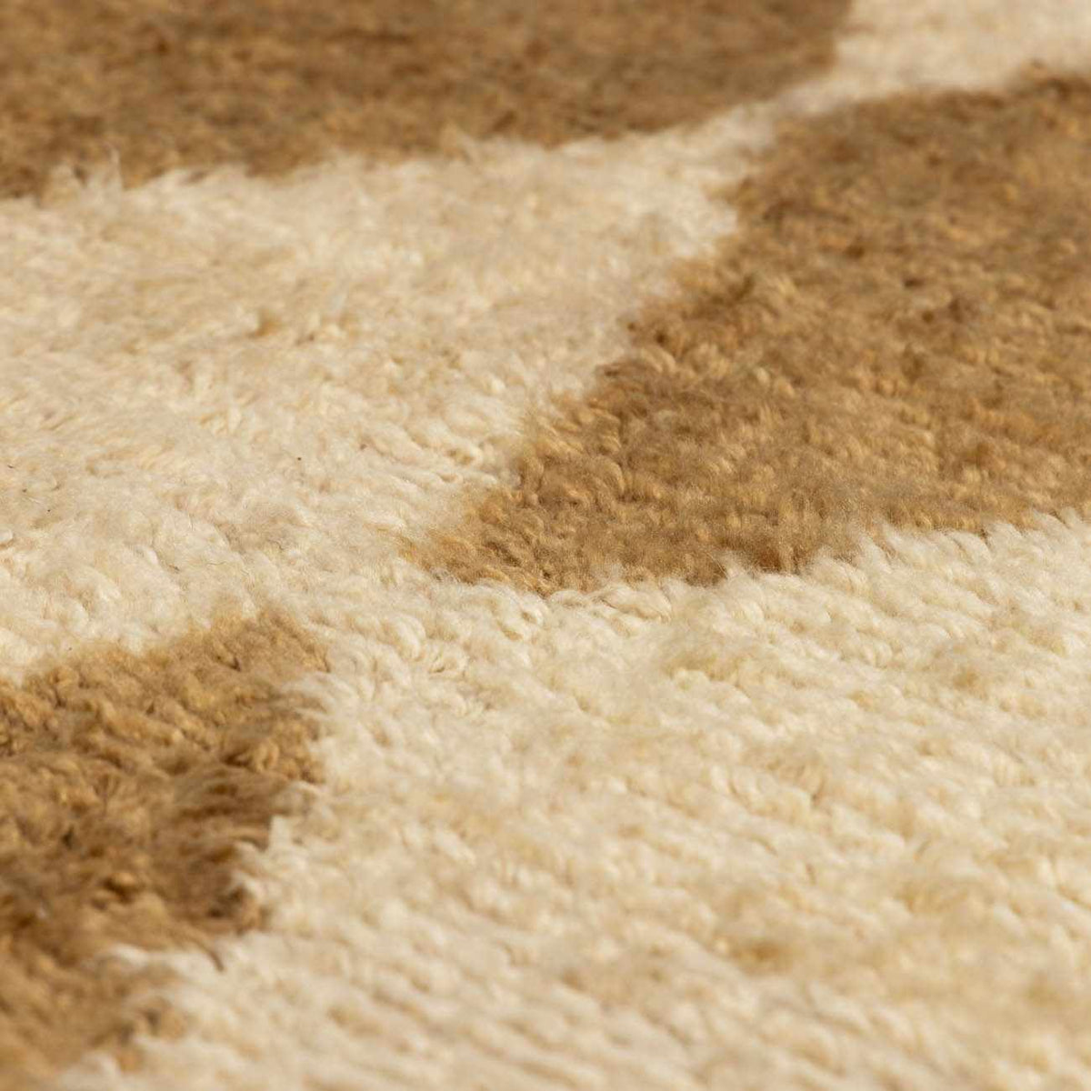 Tivka Diamond Checkered Wool Rug