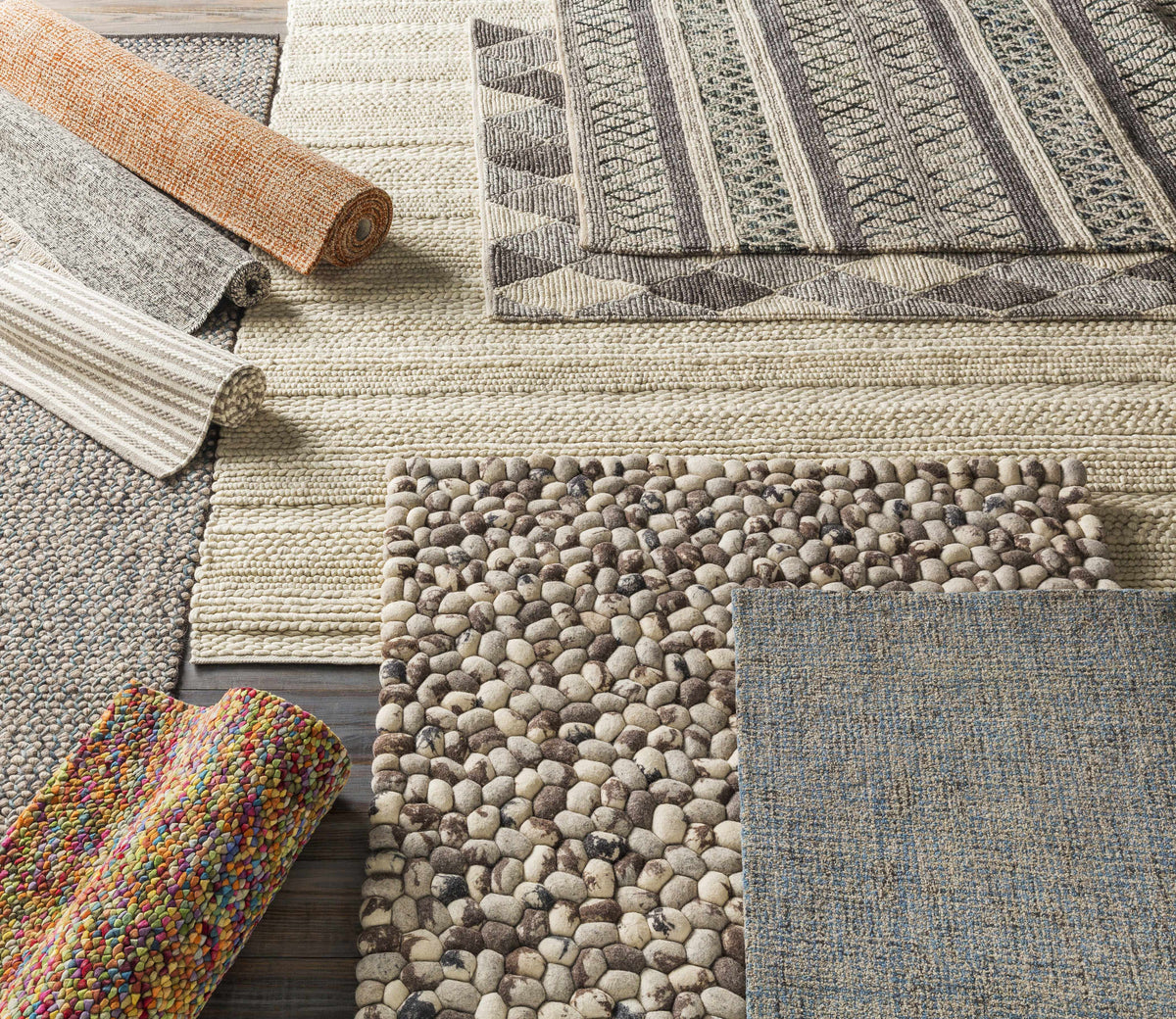 Dennard Viscose&wool Area Carpet