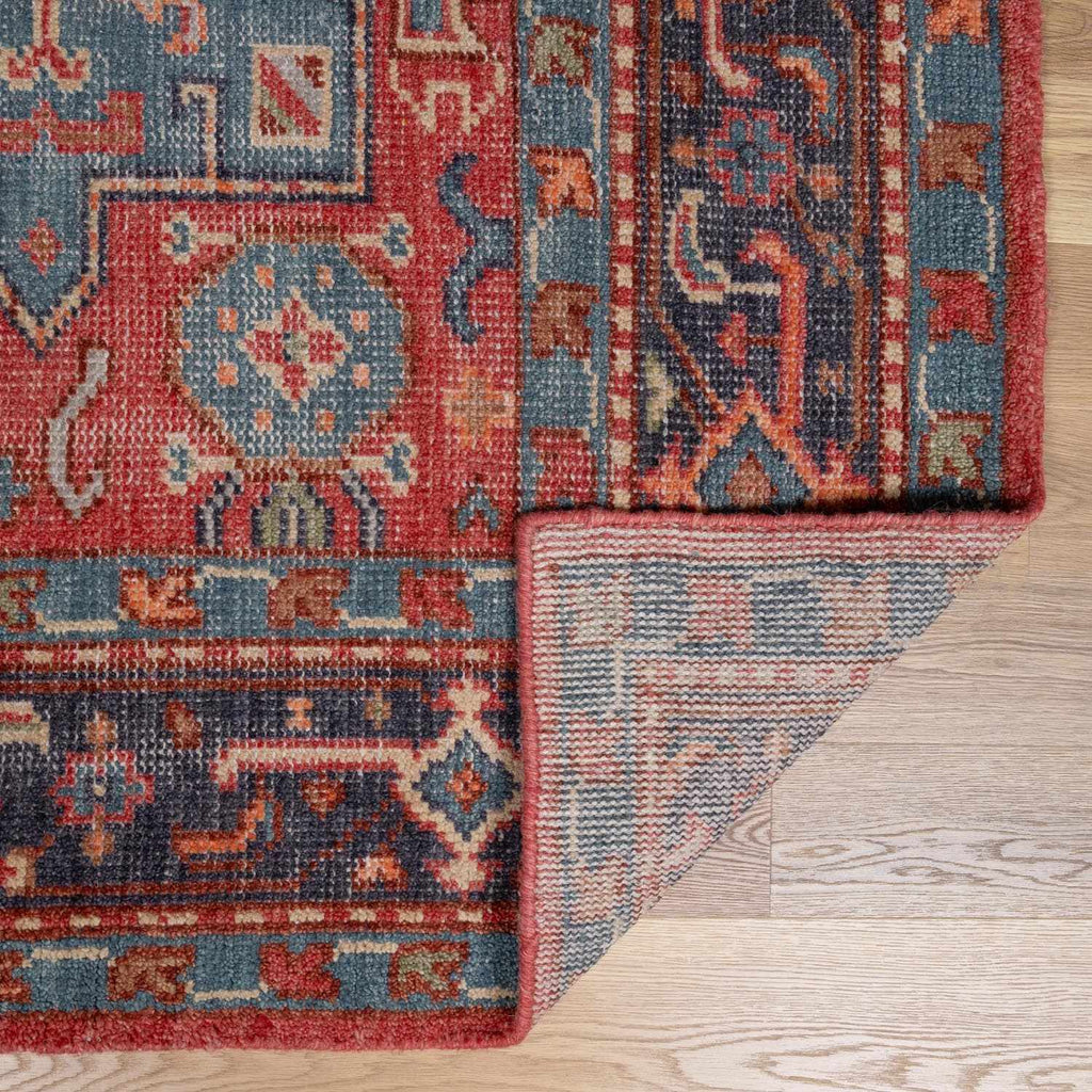 Uzundere Hand Knotted Wool & Cotton Area Rug