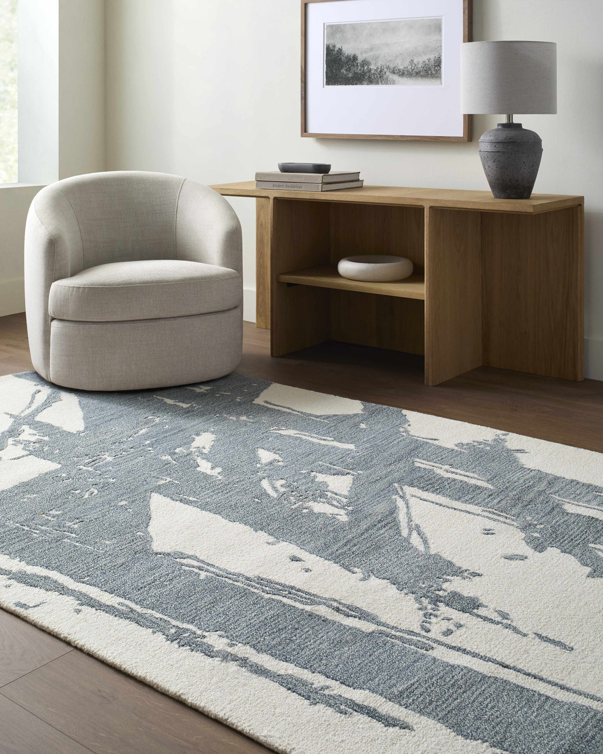 Viven Slate Blue Area Rug