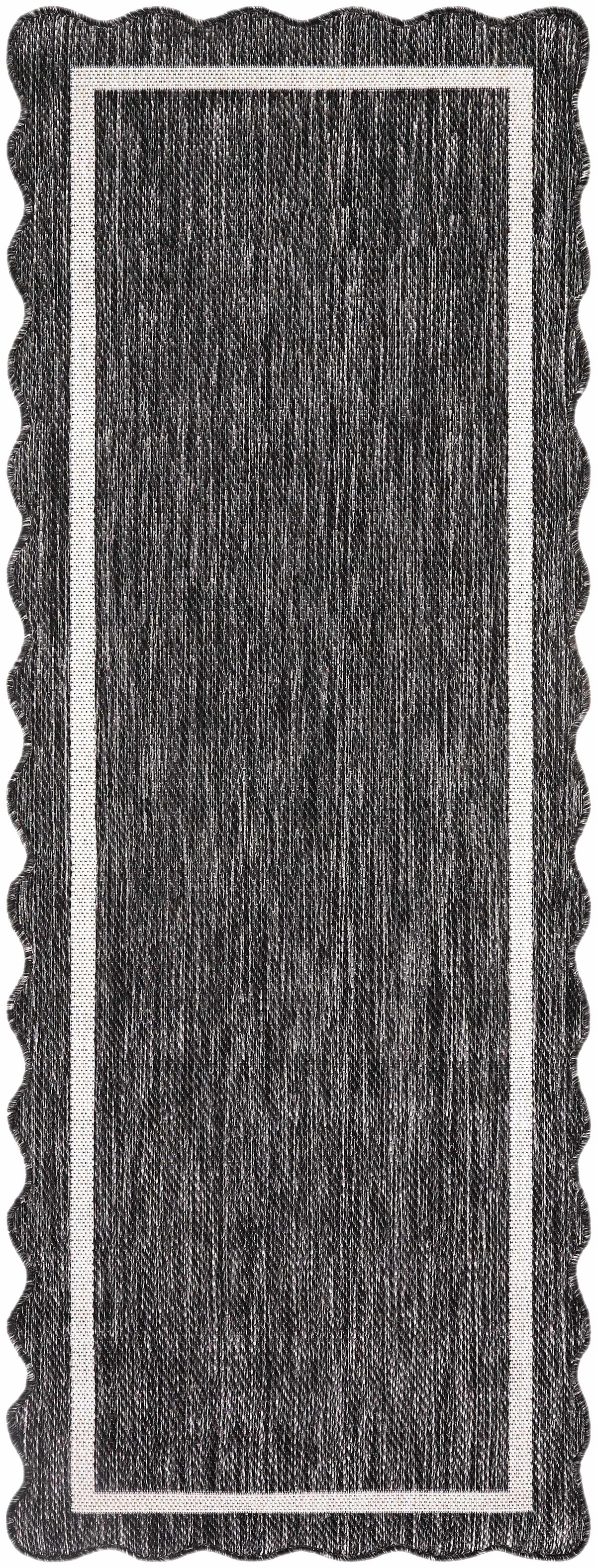 Varro Black Outdoor Area Rug