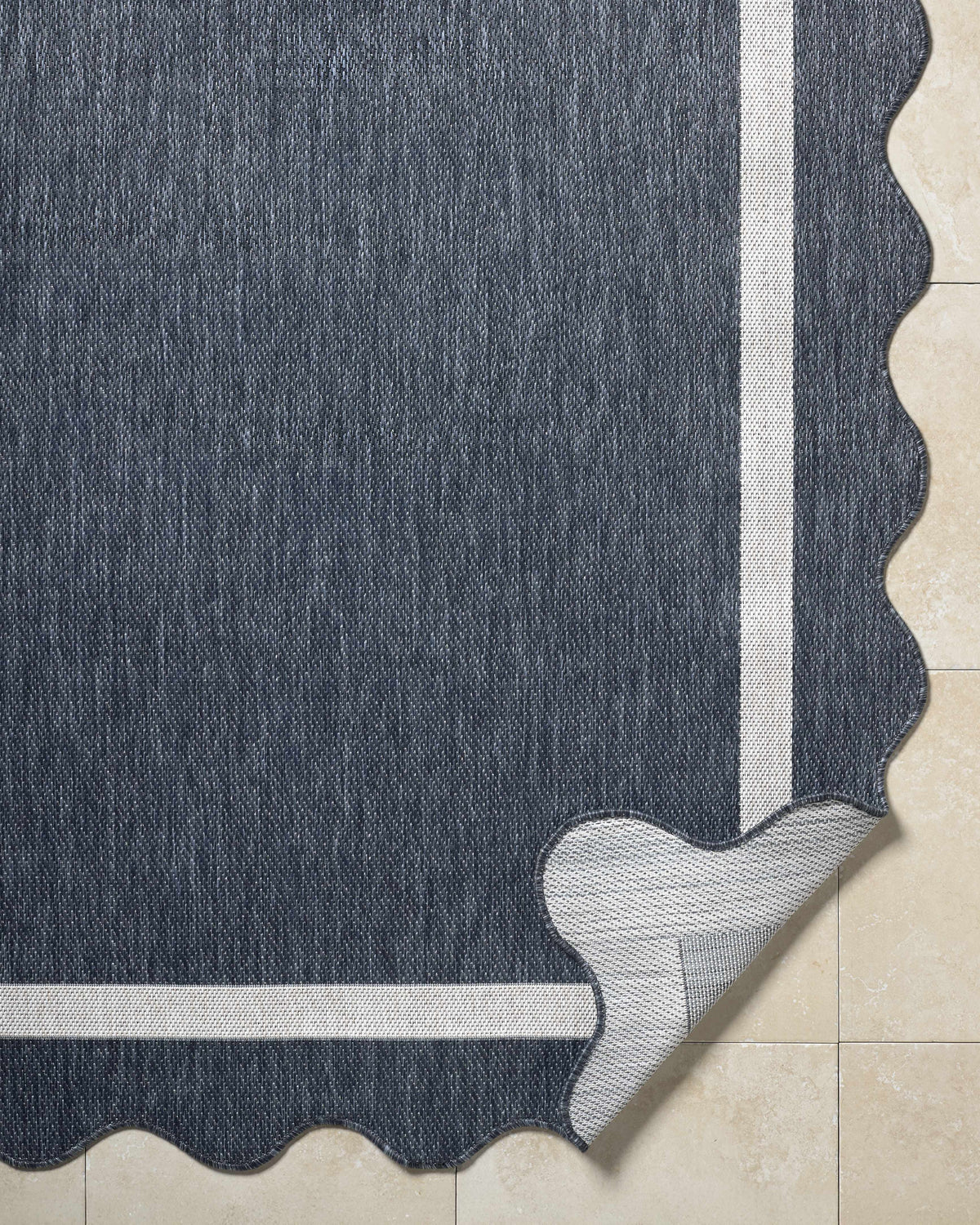 Varro Navy Outdoor Area Rug