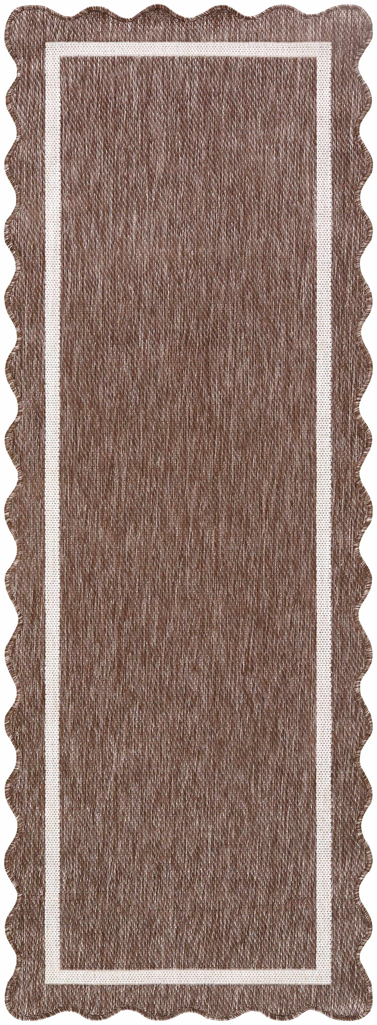 Varro Dark Brown Outdoor Area Rug
