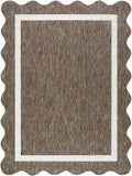 Varro Dark Brown Outdoor Area Rug