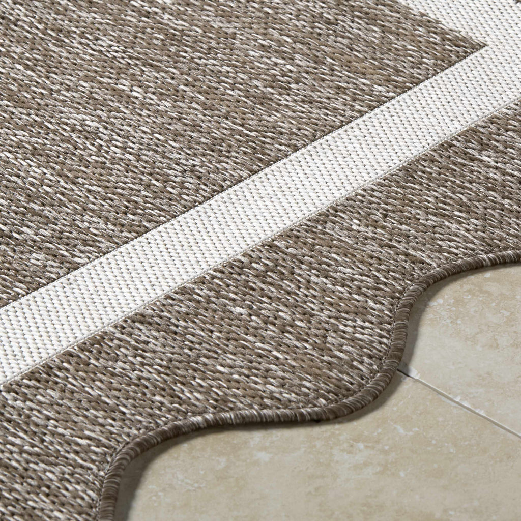 Varro Dark Brown Outdoor Area Rug