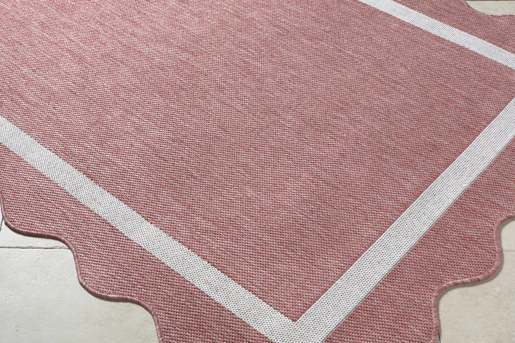 Varro Dark Pink Outdoor Area Rug