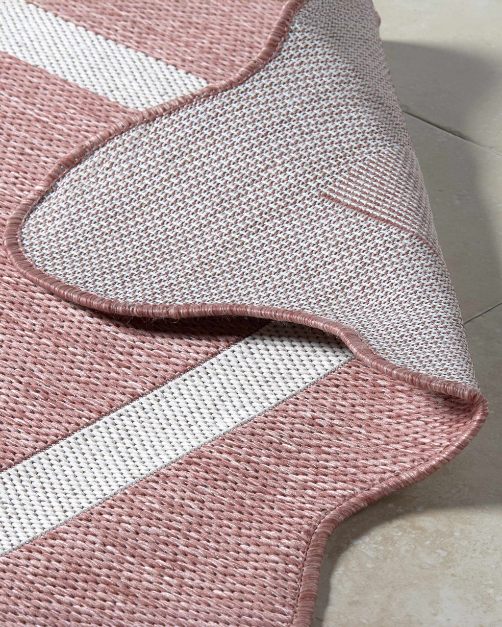 Varro Dark Pink Outdoor Area Rug