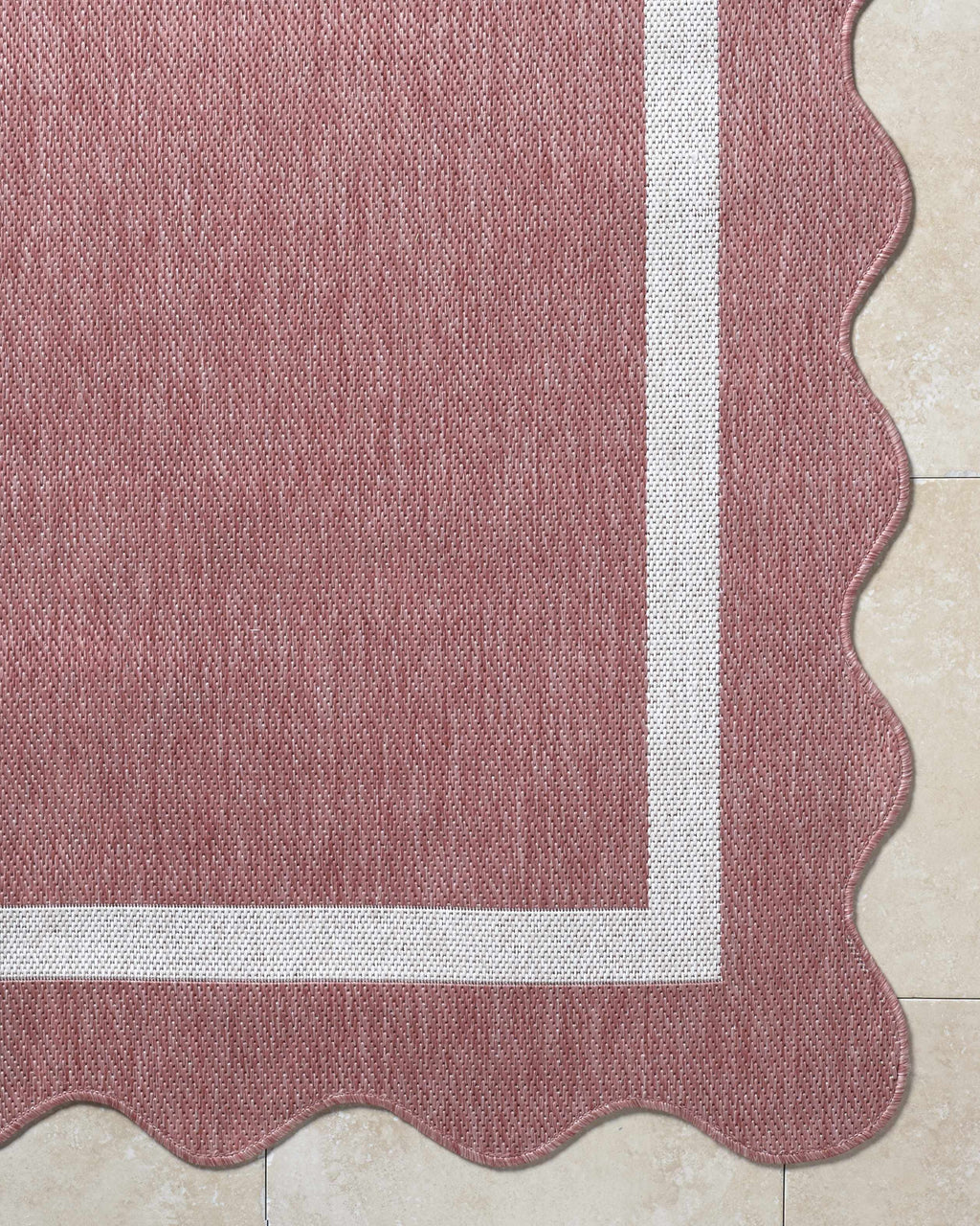 Varro Dark Pink Outdoor Area Rug