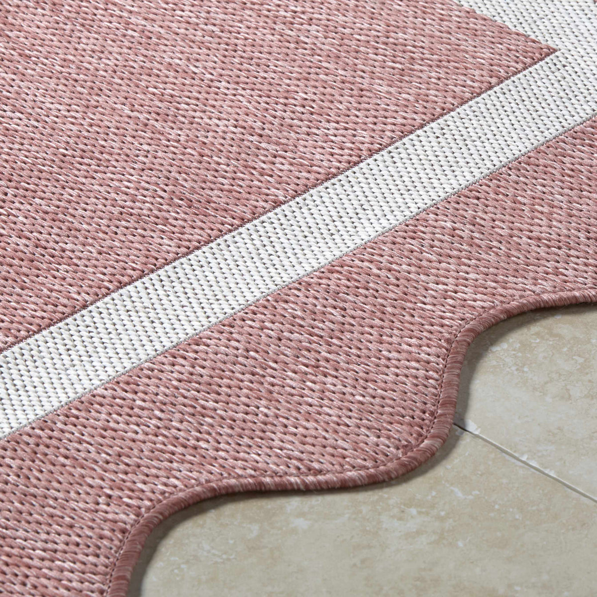 Varro Dark Pink Outdoor Area Rug