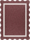 Varro Burgundy Outdoor Area Rug
