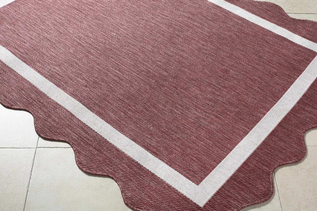 Varro Burgundy Outdoor Area Rug