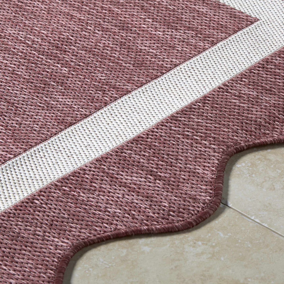 Varro Burgundy Outdoor Area Rug