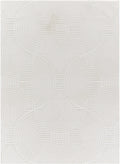 Aucoin Cream 3D Rainbow Washable Area Rug