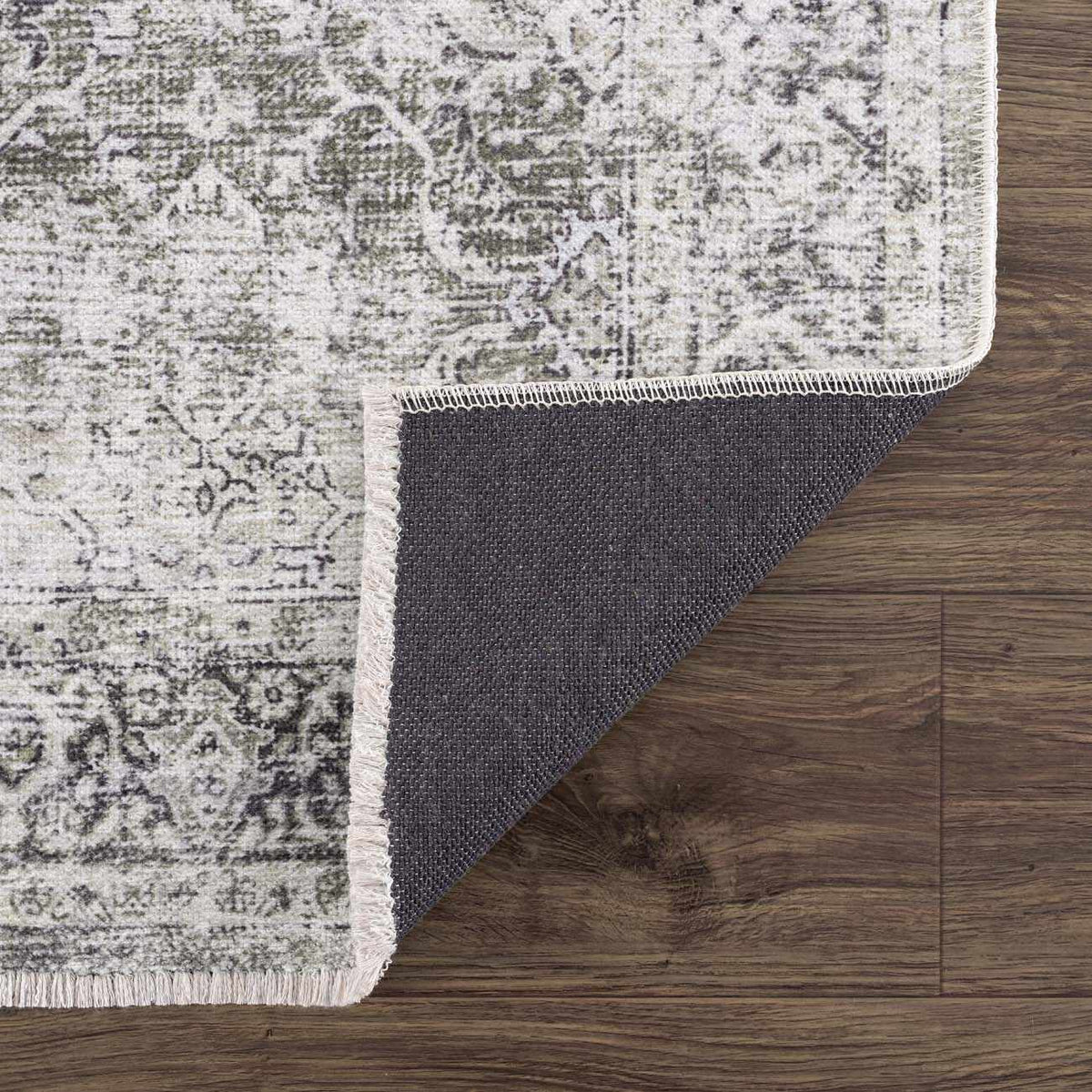 Gray Holi-4607 Washable Area Rug - Clearance