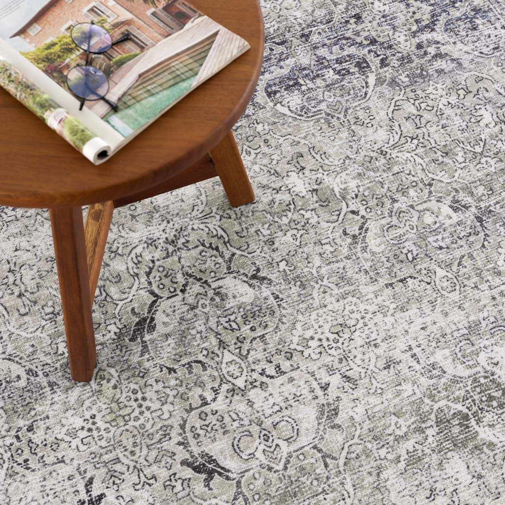Gray Holi-4607 Washable Area Rug - Clearance